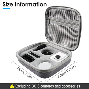 Custodia Protettiva Impermeabile Antiurto in EVA per Insta360 Go 3, Cover Rigida da Viaggio per Action Camera - Product Image 2