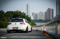 Kit carrosserie large pour VW Golf 7 GTI MK7 2014-2017 : pare-chocs avant, lèvre avant, diffuseur arrière, calandre, jupes latérales, spoiler de toit