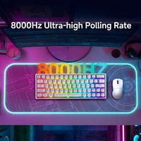 Clavier mécanique magnétique de jeu IROK ND63 Max ND63 Ultra ND68 Pro, disposition 60 %, RT0.001mm, 8K, latence 0.125ms, clavier gamer filaire