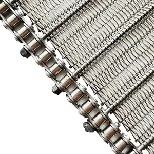 Food Processing Metal Dutch Weave Wire Mesh Conveyor Brazing Belt