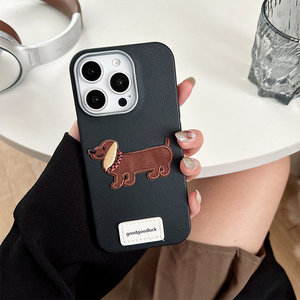 <span class=keywords><strong>Funda</strong></span> de Teléfono Personalizada de Lujo para Mujer, <span class=keywords><strong>con</strong></span> Bordado Japonés y Coreano de Perro Adorable, de Silicona TPU, para <span class=keywords><strong>iPhone</strong></span> 16Pro Max 17 15 16 14 - Product Image 5