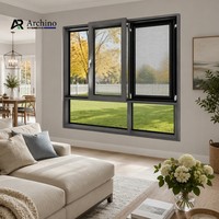 Ventanas Corredizas Modernas de Aluminio con Certificación NFRC Energy Star, Aislamiento Térmico, Insonorizadas y Resistentes al Viento para Apartamentos Residenciales