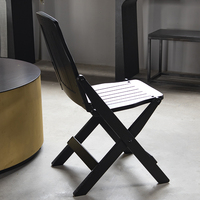 Chaise pliante traditionnelle en bois avec structure à mortaise et tenon, siège portable pour camping, balcon et salon