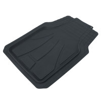 Tapis de voiture universels en PVC noir, 3 pièces, 15 mm d'épaisseur, avec logo personnalisé et motifs de différentes couleurs, vente en gros