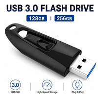 Ofis Dizüstü Bilgisayarı Metal USB Bellek Ultra Flair USB 3.0 128GB 256GB 150MB/s Belge Yedeklemesi için Orijinal Kanal Stoğu