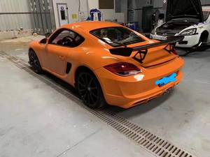 Kit carrosserie demi-carbone de style GT4 de qualité supérieure pour Cayman <span class=keywords><strong>987</strong></span>.1 <span class=keywords><strong>987</strong></span>.2 : pare-chocs avant et arrière, jupes latérales, aileron - Product Image 5