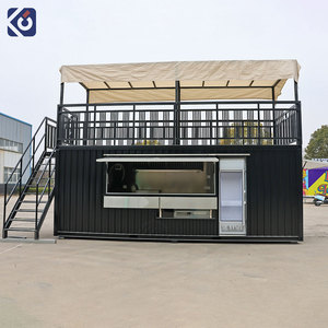 Camión de Comida Contenedorizado Totalmente Equipado, Restaurante Móvil de Dos Pisos, Remolque de Comida de Dos Pisos con Cocina para Helados, Pizza y Hot Dogs - Product Image 2