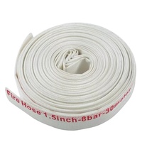 Tuyau d'incendie GOST en toile PVC souple et durable pour système de lutte contre l'incendie (DN50/DN65/DN80) Portable, classe 8-20 bars