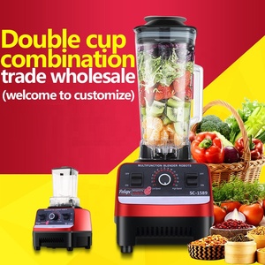 4500W High Power Electric Blender Heavy Duty Commercial Grinder Juicer Stationary Mixer Food Processor Smoothies Ice Household - Product Image 2