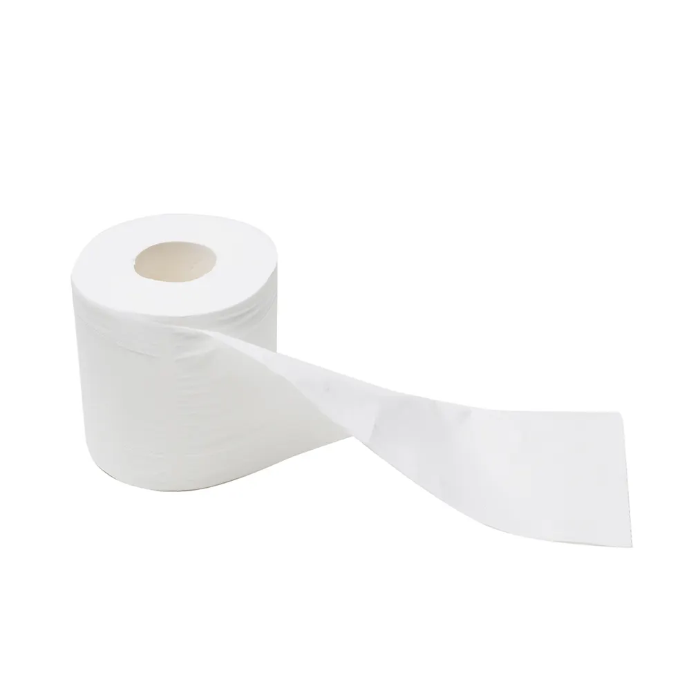 Rolo de papel higiênico em relevo, 2 pacotes de papel higiênico personalizados, de alta qualidade, com relevo, branco, ponto/flor 14-18gsm