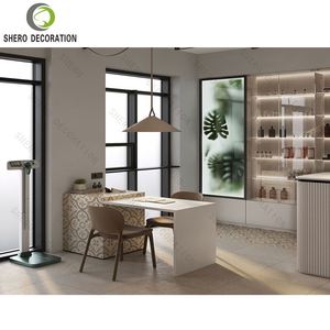 Images de conception de <span class=keywords><strong>pharmacie</strong></span> moderne et tendance, fabrication <span class=keywords><strong>professionnelle</strong></span>, étagères murales en verre, mobilier de <span class=keywords><strong>pharmacie</strong></span> en métal - Product Image 4