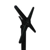 Base de table pliante en aluminium à quatre pieds pour tables de bistrot, de café et de terrasse, hauteur réglable, plusieurs tailles disponibles