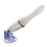 Machine sexuelle vibrante télescopique entièrement automatique APP, rechargeable par USB, 100 % étanche, jouets pour adultes pour femmes