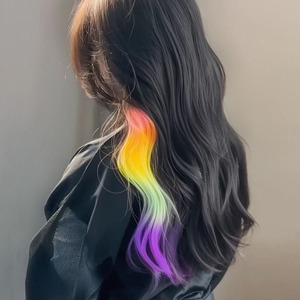 Extensiones de Cabello con Gancho para Oreja, Largas, Rizadas, Coloridas y con Reflejos, para un Estilo Moderno - Product Image 2
