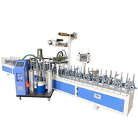 Travail du bois bois fenêtre porte cadre meubles MDF PVC placage stratification PUR colle chaude profil emballage Machine