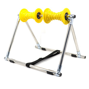 Masajeador de piernas con rodillo convexo para entrenamiento de los músculos de la pantorrilla y equipo de rehabilitación para adelgazar las piernas, color amarillo - Product Image 2