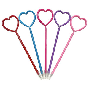 Stylo à bille en forme <span class=keywords><strong>de</strong></span> cœur avec logo personnalisable, stylo promotionnel en plastique pour <span class=keywords><strong>animaux</strong></span> pour la Saint-Valentin, Noël, Halloween, Thanksgiving - Product Image 3