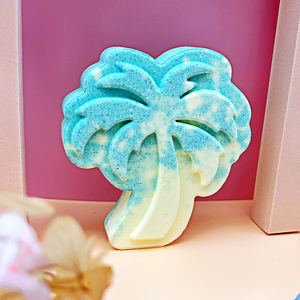 Bombas de Baño Orgánicas al por Mayor con Etiqueta Privada, Espuma Abundante, Sal Efervescente, Estilo Lindo, Regalos para Viajes a la Playa y Vacaciones, Caja de Regalo con Forma Personalizada - Product Image 1