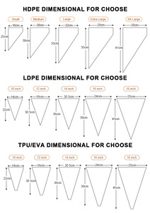 100/1 pz strumento di cottura <span class=keywords><strong>a</strong></span> prova di perdite torta che decora tipless 12/14 pollici PE grandi sacchetti di tubazioni usa e getta - Product Image 5