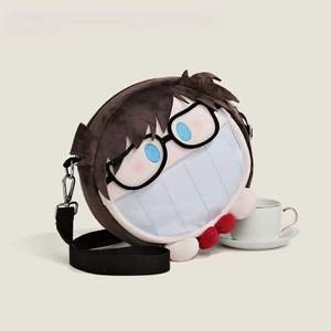 Sac en peluche kawaii de 25 cm, anime <span class=keywords><strong>japonais</strong></span>, Itabag, détective <span class=keywords><strong>Conan</strong></span>, cosplay, sacs à bandoulière, sac en peluche anime, sac bandoulière - Product Image 4