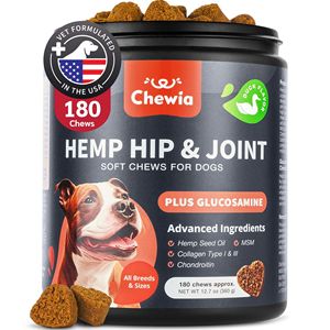 Supplément d'articulation de la hanche de chanvre DB Glucosamine pour chiens Glucosamine Chondroïtine à mâcher avec MSM Curcuma Collagène pour chats et animaux de compagnie - Product Image 5