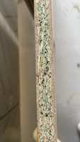 Panneau de particules à noyau vert super résistant à l'humidité, panneau OSB 18 mm pour cuisine, salle de bain et meubles marins