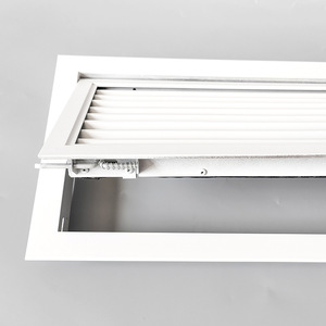 Diffuseur <span class=keywords><strong>d</strong></span>'air linéaire en aluminium multi-scénarios, <span class=keywords><strong>grille</strong></span> à fentes longues pour la ventilation du plafond, des murs et du sol - Product Image 4
