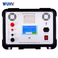 Medidor de Resistencia de Contacto de Alta Precisión UHV-H100P de 100a, Medidor de Resistencia de Bucle para Equipos de Conmutación