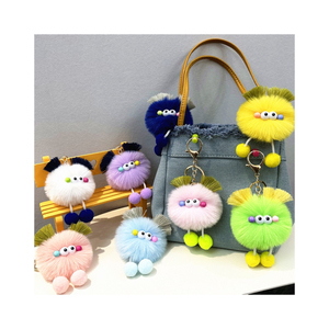 Llaveros de peluche personalizados de dibujos animados bonitos de <span class=keywords><strong>Netflix</strong></span>, juguetes feos creativos pequeños, muñeco de peluche Cinderblock, mochila escolar, colgante, muñeco de estudiante, <span class=keywords><strong>regalo</strong></span> - Product Image 1