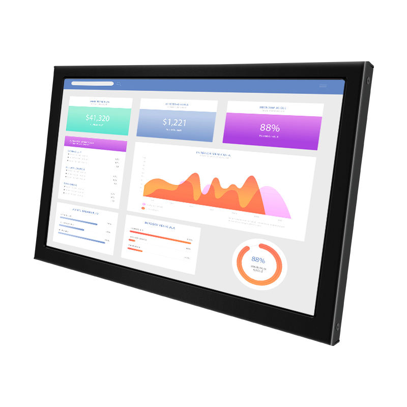 Wholesale 7 Inch LCD Mini Metal Casing Non-touch LED Backlit Monitor VESA Wall Mount Stand Hanging Ears VGA HD-MI Industrial