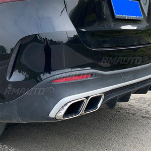 Tuyau d'échappement arrière de voiture pour Mercedes-Benz GLE53 GLE63 AMG W167 2020-2022 en acier inoxydable à quatre sorties - Product Image 5