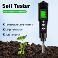 Testeur de sol Bluetooth NPK, détecteur de sol 8 en 1, mesureur de sol pour l'agriculture, l'horticulture, mesure des paramètres du sol