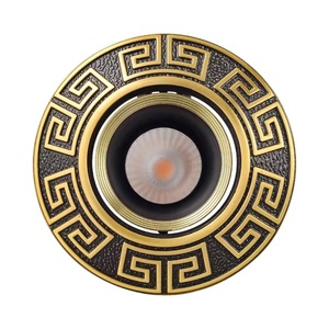 Spot <span class=keywords><strong>Light</strong></span> oro antiguo cobre aluminio Material Estilo clásico personalización LED Antideslumbrante latón LED Downlights Eurioean - Product Image 1