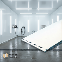 Panel de PVC de 12, 16 y 18 Pulgadas de Instalación Rápida con Sistema de Ranura y Lengüeta, Acabado Liso Anticorrosivo para Revestimiento de Paredes y Techos