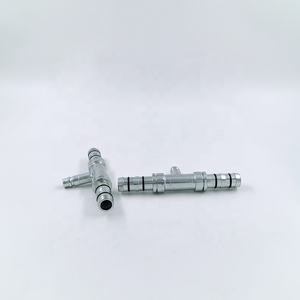 Empalmador de sistema de clip de con puerto lateral bajo R134a Accesorio de refrigeración A/C <span class=keywords><strong>12</strong></span> Espiga de manguera - Product Image 2