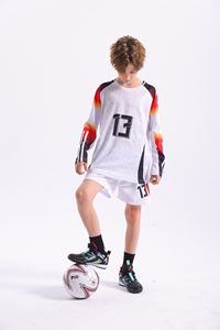 कस्टम बच्चे सॉकर व्यक्तिगत नाम प्लस आकार फिटनेस ट्रैकसूट थोक ओम लड़कों के स्वचालित कटिंग सेट - Product Image 4