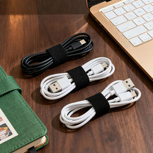 Eco-Friendly Nylon Double Sided Cable Ties <b>Waterproof</b> <b>Back</b>-to-<b>Back</b> Hook Loop Storage Straps for Home Office Classroom Spot - Product Image 6