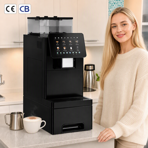 Cafetera Eléctrica Inteligente Automática de Acero Inoxidable de 1400W y 11-15 Bares de Presión, Controlada por Aplicación, para Uso Comercial - Product Image 5