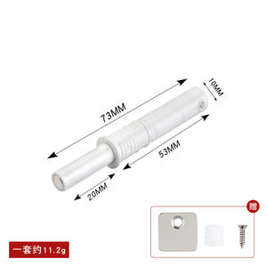 Plastic 10MM Diameter Hole Concealed Embedded <b>Magnetic</b> <b>Catch</b> Cabinet Wardrobe <b>Doors</b> Apartment Living Room Hotel School Use - Product Image 4