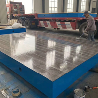 Nouvelle table de travail industrielle rigide en fonte à rainures en T pour charges lourdes, pour la fabrication de moules et le débogage, Meisida, alimentée par batterie, garantie 1 an