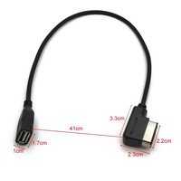Antarmuka media mobil AMI MMI kabel AUX USB adaptor musik untuk Audi A3 8V S3 A4 B6 B7 B8 A6 C6 C7 Q5 Q7 untuk VW Golf 6 Passat B6