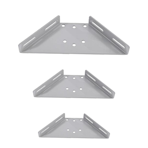 Pieza de conexión de esquina de cocina tradicional de acero inoxidable grueso <span class=keywords><strong>Triangular</strong></span> de seis agujeros, mesa de hierro en ángulo y fijación de silla - Product Image 1