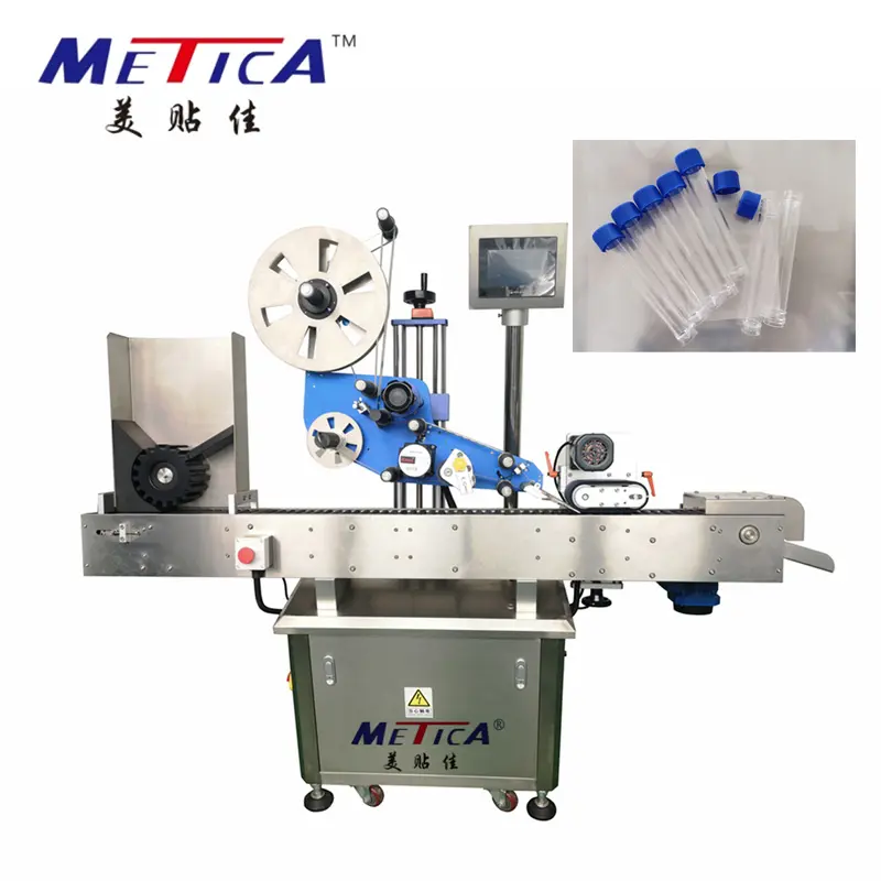 Factory price automatic horizontal labeling machine pen sticker labeling machine labeller