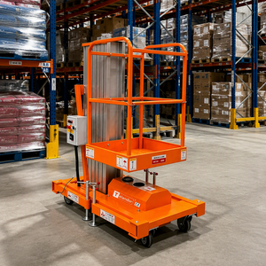 Plateforme élévatrice à double mât 8m 150kg pour rayonnages de supermarché en aluminium - Product Image 5