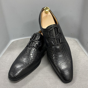 Zapatos Formales de Negocios Casuales de Cuero Genuino para Hombre, Estilo Moderno, Completos con Zapatos de Cuero para Usar en Conjunto - Product Image 4