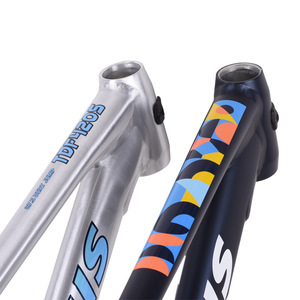 Telaio per bici da corsa in lega di alluminio <span class=keywords><strong>con</strong></span> freni a disco, telaio in fibra di carbonio e lega di alluminio 6061 - Product Image 5