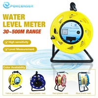 Règle en acier Instrument portable Câble Niveau d'eau Mètre Indicateur de profondeur Mètre ruban Jauge de profondeur de puits