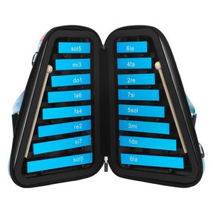 Glockenspiel portable à 16 notes, instrument de percussion en aluminium pour l'éveil musical - Product Image 5