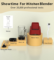 Machine à smoothies de cuisine sans BPA à vitesse variable broyage électrique jus multi-fonction lave-vaisselle mélangeur de table sûr