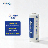 Long Life CR17450 Primary Lithium Battery 3V 2000mAh Non Rechargeable for ETC System PLC Memory Backup